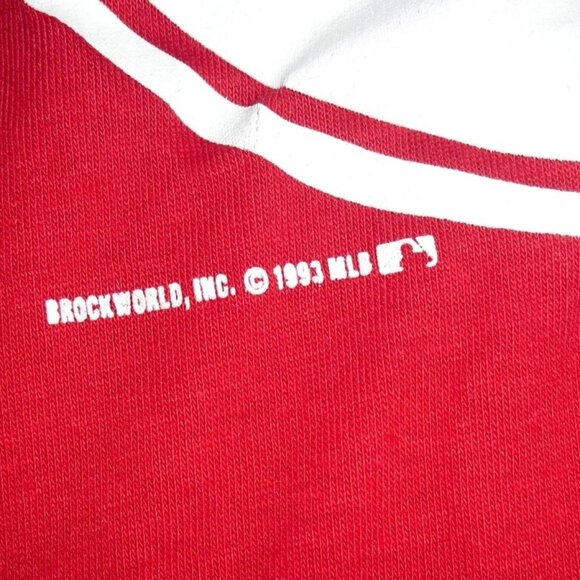 Cincinnati Reds Kids Youth Swingster Vintage 90s 1993 Red T-shirt Sz. XL New Mlb - Picture 2 of 4